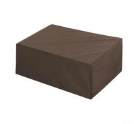 Cubierta limpiadora de piscinas 210D Oxford Protector de equipo al aire libre con protector de limpieza de piscina y protección, aspiradora robótica de piscina (210D - 50 x 45 x 30 cm, café)