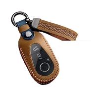 Cubierta Llaves Funda De Moda para Llave Coche Protector Carcasa para Llave para Mercedes para Benz 2022 CS Class W206 W223 S350 C260 C300 S400 S450 S500(Marrón)