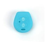 Cubierta Llaves Funda De Silicona para Llave para VW para Polo para Golf para Passat para Bora para Sharan Funda De Piel(Luminous Blue)