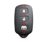 Cubierta Llaves Funda para Llave De Coche Sin Llave para Toyota para 4Runner para Camry para Corolla para Prius RAV4 FRTRGVUVXP(Redline(3 BTN))