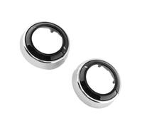 Cubierta Luz Antiniebla Para Coche Cubierta Lámpara Antiniebla Cubierta Bisel Parrilla Cubiertas Marco 1 Par Para Mitsubishi Para Outlander 2008-2012 LIANGYIMEI