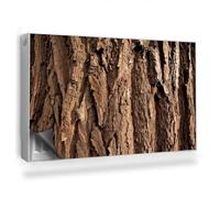 Cubierta Magnética 100x60 cm Fácil Instalación Magnético Panel Decorativo Protección contra el Polvo y Daños Protector para Radiador - Textura de Madera Vieja de Corteza de Tronco de árbol