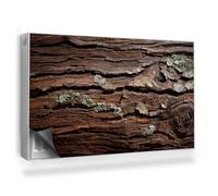 Cubierta Magnética 100x60 cm para Radiador Magnético Panel Decorativo Protección contra el Polvo y Daños Protector Fácil Instalación - Textura de Corteza de árbol de Madera Vieja