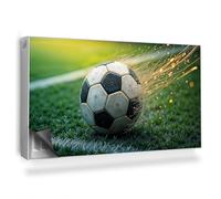 Cubierta Magnética 110x60 cm Fácil Instalación para Radiador Protector Protección contra el Polvo y Daños Magnético Panel Decorativo - Gráficos de fútbol en el Campo para Atleta.