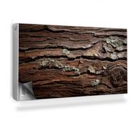 Cubierta Magnética 110x60 cm para Radiador Magnético Panel Decorativo Protección contra el Polvo y Daños Protector Fácil Instalación - Textura de Corteza de árbol de Madera Vieja