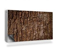 Cubierta Magnética 110x60 cm para Radiador Protección contra el Polvo y Daños Protector Fácil Instalación Magnético Panel Decorativo - Naturaleza de Textura de Corteza de árbol Agrietada