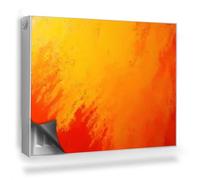 Cubierta Magnética 80x60 cm Fácil Instalación Magnético Panel Decorativo Protección contra el Polvo y Daños Protector para Radiador - Patrón de Fondo de Textura de rastros de Pincel