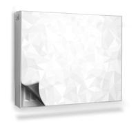 Cubierta Magnética 80x60 cm Protección contra el Polvo y Daños Protector Magnético Panel Decorativo Fácil Instalación para Radiador - Composición de geometría Abstracta de Origami