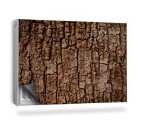 Cubierta Magnética 90x60 cm para Radiador Protección contra el Polvo y Daños Protector Fácil Instalación Magnético Panel Decorativo - Naturaleza de Textura de Corteza de árbol Agrietada