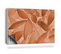 Cubierta Magnética 90x60 cm Protección contra el Polvo y Daños Protector Magnético Panel Decorativo Fácil Instalación para Radiador - Composición Vegetal, ramitas, Hojas, Naturaleza.