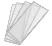 Cubierta Magnética de Ventilación de Suelo Color Claro 4 Piezas Pvc
