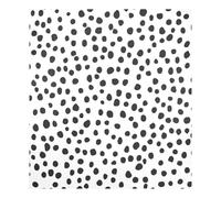 Cubierta magnética para lavaplatos, diseño de lunares blancos y negros, cubierta magnética para nevera, cubierta decorativa para lavadora