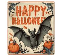 Cubierta magnética para lavavajillas para electrodomésticos de cocina, 21 x 26 pulgadas, impermeable, con diseño de murciélago y calabaza, para refrigerador, protector de electrodomésticos