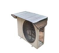 Cubierta magnética universal de aire acondicionado para exteriores, impermeable y con aislamiento térmico para aire acondicionado de ventana, unidades exteriores de elementos meteorológicos