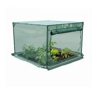 Cubierta malla para huerto - bancal elevado con cremallera antiaves e insectos