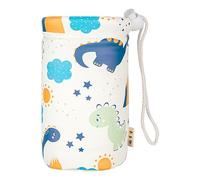 Cubierta Manga Biberón Guardería: Envoltura De Biberón Aislada PU, Soporte Calentador Leche Para Niños Pequeños | Chaqueta Botella Alimentación Reutilizable, Cubierta