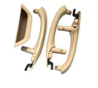 Cubierta mango Repuestos Para Manijas De Puertas Interiores De Automóviles Modificación De Manijas De Puertas Para X3 X4 F25 F26 2010-2016(7-piece set beige)