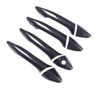 Cubierta Manija Puerta Automóvil Para Hyundai i30 2012 2013 2014 2015 2016 Juego Molduras Para Manija Puerta Coche Pegatinas Fibra Carbono Cromadas(Carbon B)