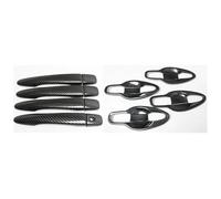 Cubierta Manija Puerta Automóvil Para N&issan Para Qashqai 2014 2015 2016 2017 2018 2019 2020 2021 Pegatinas Protectoras Para Manija Puerta Exterior Fibra Carbono(Carbon B)