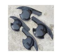 Cubierta Manija Puerta Automóvil Para N&issan Para Qashqai J11 2014-2021 Pegatinas Para Manija Puerta Coche Accesorios Estilo Cromados Fibra Carbono ABS(Style3)