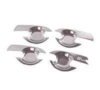 Cubierta Manija Puerta Coche Para ISUZU D-MAX 2012-2018 4 Unids/set ABS Cromo Manija De Puerta Coche Cubierta Cuenco Embellecedor