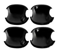 Cubierta Manija Puerta Coche Para Lafesta Para B35 2012-2018 Kit De Modificación Cubierta Protectora Antirrayas Para Manija Puerta Un Solo Orificio(The small door bowl is bright black)