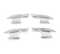 cubierta manija puerta coche Para MG5 2021-2024 Un Solo Orificio 1 Manija De Puerta Inteligente Decoración Cuenco Accesorios Modificación Antiarañazos Protector Compatible Con(Blade Door Bowl Plating)