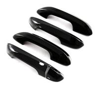 cubierta manija puerta coche Para MG5 2021-2024 Un Solo Orificio 1 Manija De Puerta Inteligente Decoración Cuenco Accesorios Modificación Antiarañazos Protector Compatible Con(Bright Black)