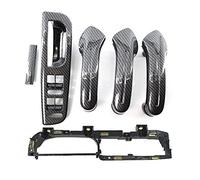cubierta manija puerta coche Para VW Para Bora Para Golf 1999-2004 4 MK4 Para Jetta Manija De Puerta Interior Reposabrazos 1J0867171A 1J4867179A 1J0867172A 867180A Maniglia Esterna(1 Set Carbon Plus)