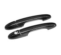 Cubierta Manija Puerta Compatible Con Fiat 500 Para Abarth 595 595C 695 2008-2023 Cubierta Manija Puerta Fibra Carbono Real Kit Modificación Estilo Exterior Estilo Carrocería