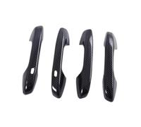 Cubierta Manija Puerta Compatible Con Kia Para Sorento 2021 2022 4 Unids/set Negro Cubierta Manija Puerta Exterior Embellecedor Estilo Fibra Carbono ABS Piezas Coche