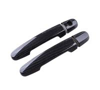 Cubierta Manija Puerta Compatible Con Scion TC 2011 2012 2013 2014 2015 2016 4 Unids/set Cubierta Manija Puerta Lateral Tapas Adornos Estilo Fibra Carbono ABS
