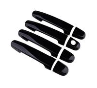 Cubierta Manija Puerta Compatible Con Toyota Para Yaris Para Hatchback 2007 2008 2009 2010 2011 Moldura Para Manija De Puerta De Coche De ABS ABS Negro Autopartes
