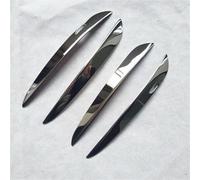 Cubierta Manija Puerta Con Moldura Metal Para Mazda 3 Para Axela Hatchback Sedan 2019-2020 Estilo Coche 4 Piezas(Style 2)