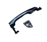 Cubierta Manija Puerta Embellecedores Para Hyundai Para Elantra 2016 2017 2018 2019 2020 Manija Cromada Puerta Exterior Conductor La Izquierda Y Derecha Del Coche(Left with hole)