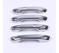 Cubierta Manija Puerta Exterior De Coche Accesorios Adhesivos Embellecedores Protección Para Asiento Para Leon FR MK4 2020-2023 LHD(Silver handle)