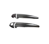 Cubierta Manija Puerta Exterior Para M2 F87 M4 F82 M3 F80 M2C Pegatinas Fibra Carbono Cromadas Para Manija Puerta Coche Accesorios LHD