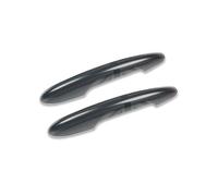 Cubierta Manija Puerta Para Cooper S JCW F56 F57 Accesorios Piezas Exteriores Estilo Coche 2 Uds Conjunto Cubierta Manija Puerta Bandera Negra Pegatina Embellecedora(A)