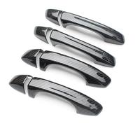 Cubierta Manija Puerta Para G&olf 7 MK7 2013 2014 2015 2016 2017 2018 Pegatinas Decorativas Fibra Carbono Cromadas Para Manija Puerta Coche Accesorios(Carbon)