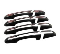 Cubierta Manija Puerta Para Jaguar E-PACE XE XF XFL F-Pace Smart Door Handle Cover Car Exterior Decorating Styling Película Protectora Pegatinas Trim(B)