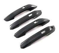 Cubierta Manija Puerta Para Q5L 2018 Accesorio Modificación Antiarañazos Protector De Manija Puerta Cobertura Completa(Carbon Fiber Pattern)