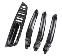 Cubierta Manijas Puerta Lateral Para B&MW E70 E71 X5 X6 2007-2014 Manija Reposabrazos Puerta Interior Automóvil Cubierta Embellecedora De Tracción Del Panel Izquierdo Derecho(Lhd Carbon 4pcs)