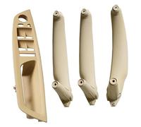 Cubierta Manijas Puerta Lateral Para B&MW E70 E71 X5 X6 2007-2014 Manija Reposabrazos Puerta Interior Automóvil Cubierta Embellecedora De Tracción Del Panel Izquierdo Derecho(Rhd Beige 4pcs)