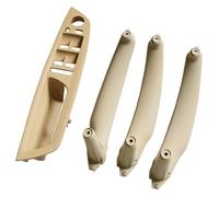 Cubierta Manijas Puerta Lateral Para B&MW E70 E71 X5 X6 2007-2014 Manija Reposabrazos Puerta Interior Automóvil Cubierta Embellecedora De Tracción Del Panel Izquierdo Derecho(Lhd Beige 4pcs)