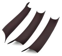 Cubierta Manijas Puerta Lateral Para B&MW X5 F15 X6 F16 2014-2018 3 Piezas De Cubierta Protectora Para Tirador De Panel De Puerta Interior De Estilo De Coche Color Negro(Onecolor)