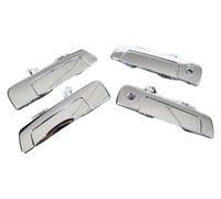 Cubierta Manijas Puerta Lateral Para Hafei Para Simbo Manija Exterior De Puerta Delantera Piezas Abiertas De Puerta Exterior Cromadas Lado Izquierdo Derecho(4 Door)
