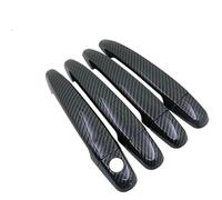 Cubierta Manijas Puerta Lateral Para T&oyota Para Previa Para Estima Para Tarago 2008 2007-2017 Cubierta De Manija De Puerta De Coche Pegatina Embellecedora(Carbon No Button)