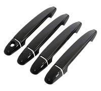 Cubierta Manijas Puerta Lateral Para T&oyota Para Previa Para Estima Para Tarago 2008 2007-2017 Cubierta De Manija De Puerta De Coche Pegatina Embellecedora(Black No Button)