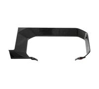 Cubierta Moldura Embellecedor Marco Cubierta Pantalla Consolas Centrales Interiores Carbono Negro Para Toyota Para Land Para Cruiser 250 Para Prado LC250