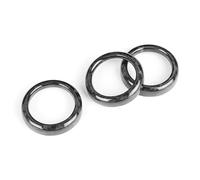 Cubierta moldura interior Compatible Con Fiat Para 500 2008-2023 Para Abarth 595 2012-2023 Marco Botón Luz De Advertencia Central Coche